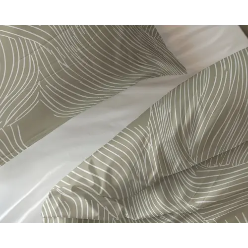 Sleeptime Dekbedovertrek Ripple Taupe