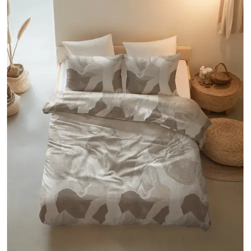Sleeptime Dekbedovertrek Echo Beige