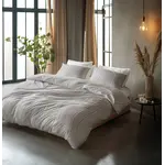Sleeptime Dekbedovertrek Pinstripe Taupe