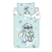 Disney Lilo & Stitch BABY / Peuter dekbedovertrek Kikker - 135 x 100 + 40 x 60 cm - Katoen