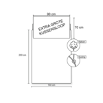 Bing Bunny Dekbedovertrek Playing Together - 140 x 200 cm / 70 x 90 cm - Katoen