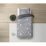 Sleeptime Dekbedovertrek Kids Glow in the dark Stars Grijs