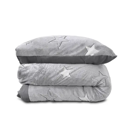 Sleeptime Dekbedovertrek Kids Glow in the dark Stars Grijs