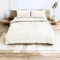 Sleeptime Lazy Dekbed Velvet Beige Met Kussenslopen