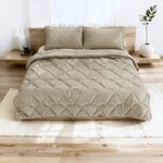 Sleeptime Lazy Dekbed Velvet Taupe/Grijs Met Kussenslopen