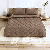 Sleeptime Lazy Dekbed Velvet Taupe/Bruin Met Kussenslopen
