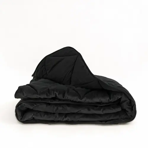 Sleeptime Lazy Dekbed Velvet Zwart Met Kussenslopen
