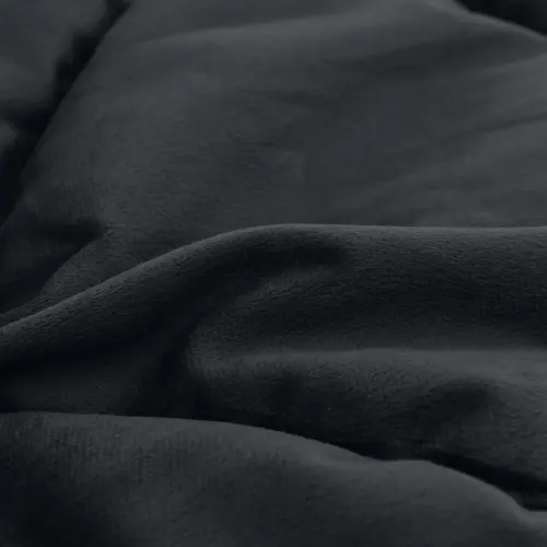 Sleeptime Lazy Dekbed Velvet Zwart Met Kussenslopen