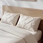Sleeptime Dekbedovertrek Border Pintuck Beige