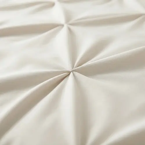 Sleeptime Dekbedovertrek Border Pintuck Beige