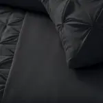 Sleeptime Dekbedovertrek Border Pintuck Zwart