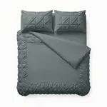 Sleeptime Dekbedovertrek Border Pintuck Groen