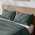 Sleeptime Dekbedovertrek Border Pintuck Groen