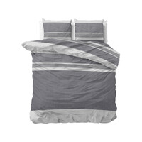 Dreamhouse Dekbedovertrek Flanel Skylar Anthracite 240 x 220