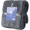 PLAID DH Fleece Anthracite 150x200