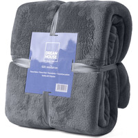 PLAID DH Fleece Anthracite 150x200