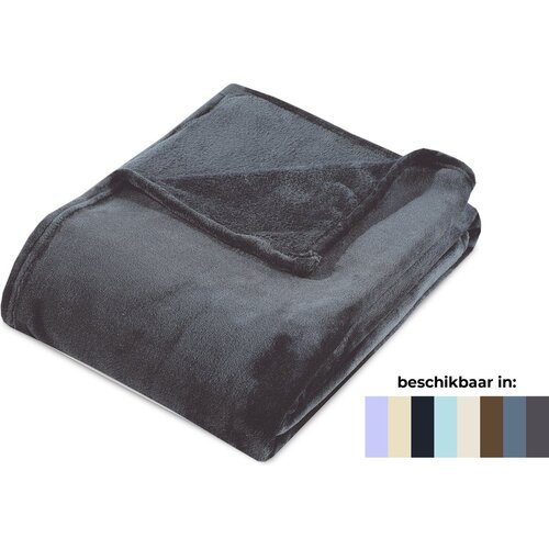 Dreamhouse Plaid - Fleece - 150x200 cm - Antraciet