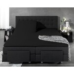 Dreamhouse Splittopper Jersey Hoeslaken Zwart 140 x 200