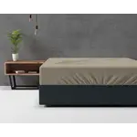 Sleeptime Flanel Basic Hoeslaken Taupe 180 x 200