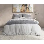 Dreamhouse Dekbedovertrek Flanel Skylar Anthracite 240 x 220