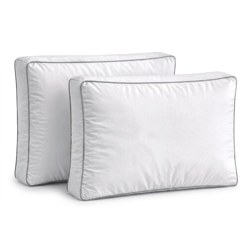 Sleeptime 2Pack Kussens Box Cotton 50 x 60 x 10