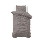 Sleeptime Dekbedovertrek Vintage Bruin/Taupe
