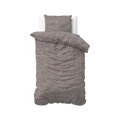 Sleeptime Dekbedovertrek Vintage Bruin/Taupe