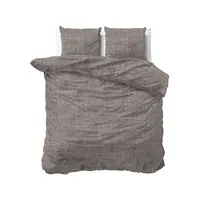 Sleeptime Dekbedovertrek Vintage Bruin/Taupe