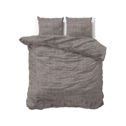 Sleeptime Dekbedovertrek Vintage Bruin/Taupe