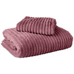 Sleeptime Dekbedovertrek Rib Teddy Oud Roze 140 x 200/220