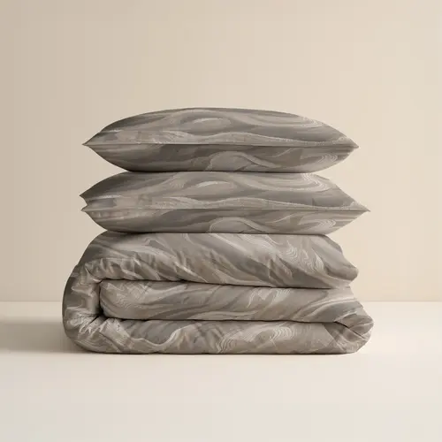 Sleeptime Dekbedovertrek Whirl Taupe
