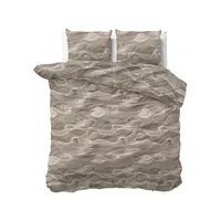 Sleeptime Dekbedovertrek Whirl Taupe