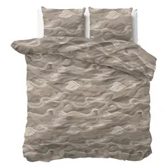 Sleeptime Dekbedovertrek Whirl Taupe