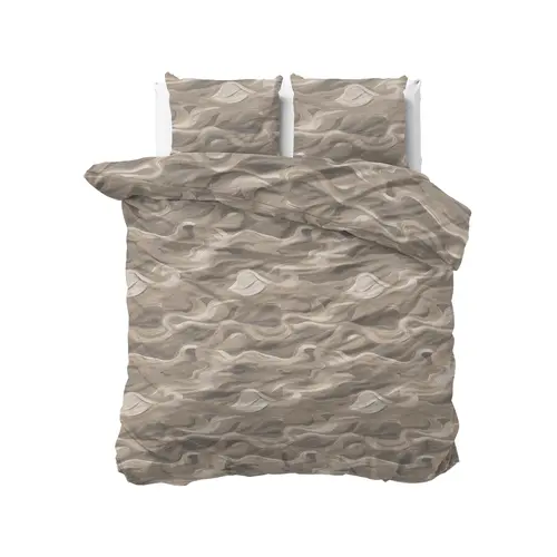 Sleeptime Dekbedovertrek Whirl Taupe
