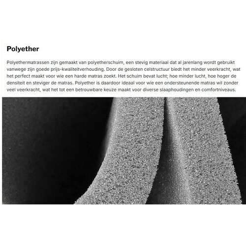 Sleeparis Pocketvering Polyether SG30 - 21 cm