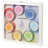 Huis en Bed Kaarsen geschenkset 7 chakra's
