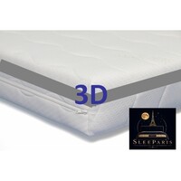 Sleeparis Pocketvering Matras - 3D – Dubbel Comfort met handgrepen.