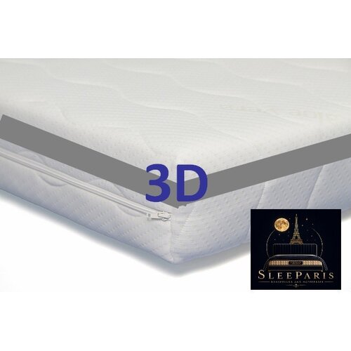 Sleeparis Pocketvering Matras - 3D – Dubbel Comfort met handgrepen.
