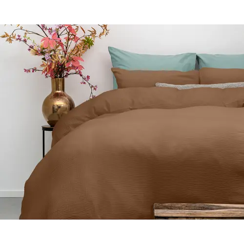 Dreamhouse Dekbedovertrek Mousseline Terra Cotta