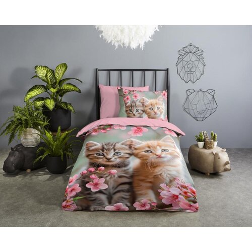 Good morning Kinderdekbedovertrek Mischa - 100% kataoen