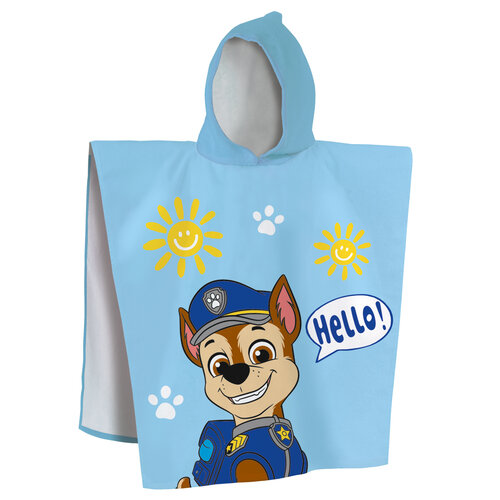 Paw Patrol Poncho Enjoy - 60 x 120 cm - Katoen