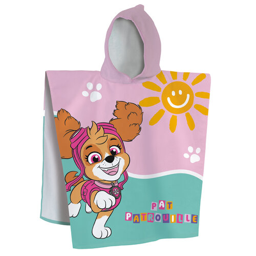 Paw Patrol Poncho Soleil - 60 x 120 cm - Katoen