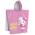 Hello Kitty Poncho Milkshake -  60 x 120 cm - Katoen