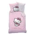 Hello Kitty Dekbedovertrek Cute - 140 x 200 + 63 x 63 cm - Katoen