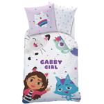 Gabby's poppenhuis Dekbedovertrek Funny - 140 x 200 + 63 x 63 cm - Katoen