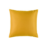 De Witte Lietaer Kussensloop Olivia Golden Yellow - 63 x 63 cm - Geel - Katoen Satijn