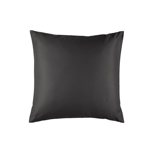 De Witte Lietaer Kussensloop Olivia Ebony - 63 x 63 cm - Zwart - Katoen Satijn