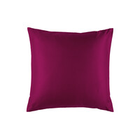De Witte Lietaer Kussensloop Olivia Beet Red - 63 x 63 cm - Rood - Katoen Satijn