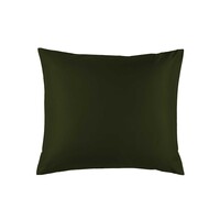 De Witte Lietaer Kussensloop Olivia Khaki - 60 x 70 cm - Groen - Katoen Satijn