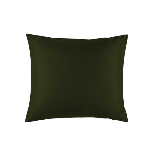 De Witte Lietaer Kussensloop Olivia Khaki - 60 x 70 cm - Groen - Katoen Satijn